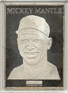 "Mickey Mantle" - Enviromint - 3.5 oz .999 Fine Silver (limited to 3,500 pieces) 1995 (2.5"x3.5")