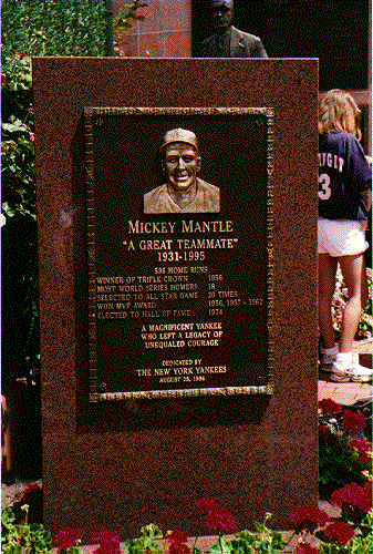 Mickey's Monument in Monument Park