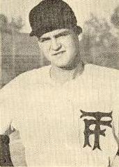 A veteran of professional baseball at only 19, Bob Newbill is an experienced catcher who is also a dangerous man at the plate.  Newbill comes from Windsor, MO., and is single.  He stands six feet two inches tall and weighs 180 pounds.