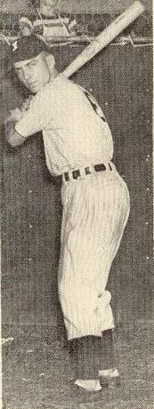 The oldest man on the Yankee squad at 23, other than Skipper Craft, Weber is playing his first year in baseball.  He comes from Freeburg, Ill., and likes bowling for a hobby.  One of the most consistent hitters on the squad, Weber roams the outfield or plays infield on the Yankee team.